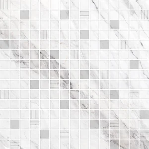 Мозаика Eurotile Calacatta White 32,5x32,5 глянцевая