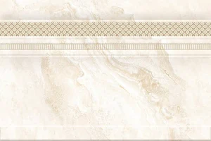 Бордюр Eurotile Crystile Zoc. Beige 20x29,5 глянцевый