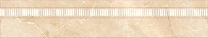 Бордюр Eurotile Diamonds Cen. Beige 4x29,5 глянцевый