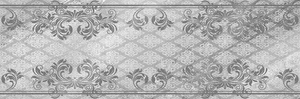 Декоративный элемент Eurotile Eclipse Decor Gray 775 30x90 глянцевый