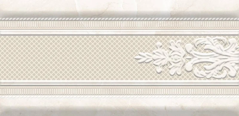 Бордюр Eurotile Ermitage Cen. Light 2 15x29,5 глянцевый