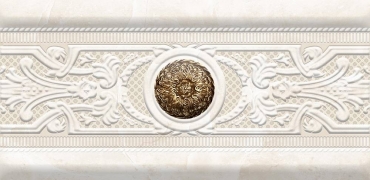 Бордюр Eurotile Ermitage Cen. Light 1 15x29,5 глянцевый