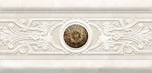 Бордюр Eurotile Ermitage Cen. Light 1 15x29,5 глянцевый