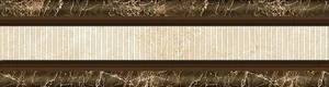 Бордюр Eurotile Hermitage Border 281 8,5x30 глянцевый