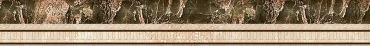 Бордюр Eurotile Hermitage Border 283 4x30 глянцевый