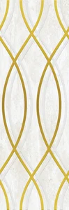 Декоративный элемент Eurotile Lia Light Decor 29,5x89,5 глянцевый