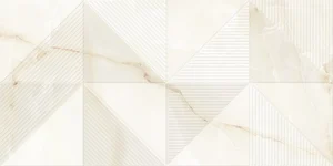 Декоративный элемент Eurotile Milena Cream Decor 30x60 глянцевый