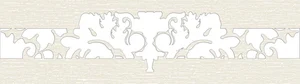 Бордюр Eurotile Queen Cen. Grey 2 7x24,5 глянцевый