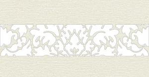 Бордюр Eurotile Queen Zoc. Grey 13x24,5 глянцевый