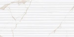 Декоративный элемент Eurotile Statuario Gold Decor 30x60 глянцевый