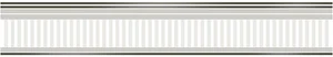 Бордюр Eurotile Valentino Border 907V 5x30 глянцевый