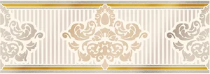 Бордюр Eurotile Valentino Cen. Beige 9x24,5 глянцевый