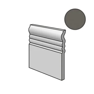 Бордюр Equipe Evolution Skirting Gris Oscuro Brillo 21019 15x15 глянцевый