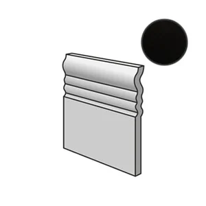Бордюр Equipe Evolution Skirting Negro Brillo 21020 15x15 глянцевый