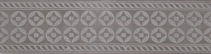 Бордюр Marazzi Italy Evolutionmarble Fascia Grey MH4R 14,5x58 полированный