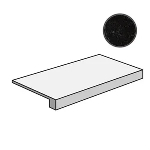 Ступень Marazzi Italy Evolutionmarble Gradino Nero Marquina MJ5P 32,5x60,4 матовая