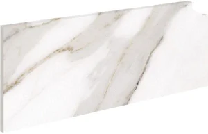 Бордюр Exagres Zanq.Marbles Fior Calacatta Izq Лев. 18x40 матовый