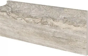 Бордюр Exagres Zanq.Marbles Fior Travertino Der Прав. 18x40 матовый