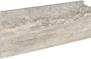 Бордюр Exagres Zanq.Marbles Fior Travertino Izq Лев. 18x40 матовый
