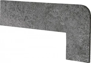 Бордюр Exagres Opera Zanquin Recto Iron Dcha 17,5x42,3 матовый