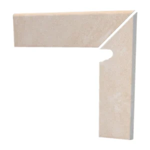 Бордюр Exagres Zanq. Fior Petra Bone Левый 17,5x39,5 матовый