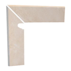 Бордюр Exagres Zanq. Fior Petra Bone Правый 17,5x39,5 матовый