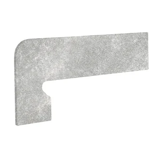 Бордюр Exagres Zanq. Fior Petra Gris Правый 17,5x39,5 матовый