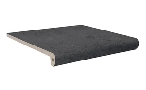Ступень Exagres Portland Peldano Black Anti-slip 33x33 матовая