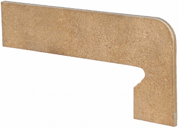 Бордюр Exagres Zan. Vega Ocre Левый 17,5x39,5 матовый