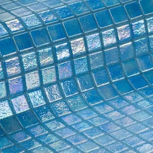 Мозаика Ezarri Iris Azur 3,6x3,6 33,4x33,4 глянцевая