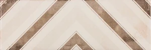Декоративный элемент Fabresa Patinee Creme Decor 10x30 глянцевый