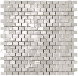 Мозаика Fap Brickell White Brick Mos.Gloss 30x30 глянцевая