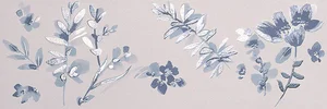 Плитка Fap Deco&More Flower Blue fRCK 30,5x91,5 матовая