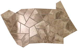 Мозаика Fap Kamu Beige Fly Mosaico fPRK 25x41,5 полированная