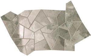 Мозаика Fap Kamu Grey Fly Mosaico fPRL 25x41,5 полированная