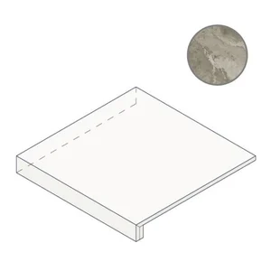 Ступень Fap Kamu Grey Scalino Angolare fPGJ 33x33 полированная