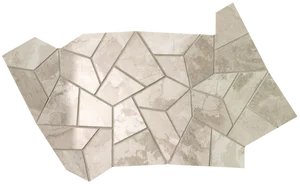 Мозаика Fap Kamu White Fly Mosaico fPRM 25x41,5 полированная