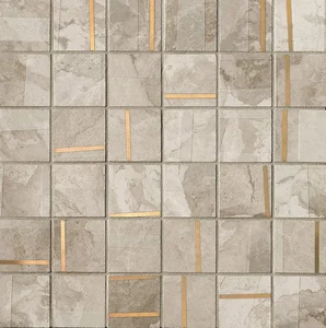 Мозаика Fap Kamu White Metal Mosaico fPG6 30x30 полированная