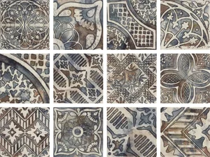 Декоративный элемент Fap Milano Decor Century Blu 20x20 глянцевый