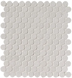 Мозаика Fap Milano&Wall Bianco Round Mosaico fNVQ 29,5x32,5 матовая