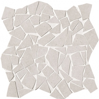 Nux White Gres Schegge Mosaico Anticato