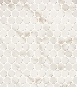 Мозаика Fap R.D. Calacatta Round Gres Mos. 29,5x32,5 глянцевая