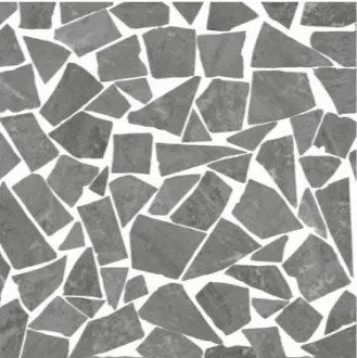 Roma Diamond Grigio Schegge Mosaico Brillante