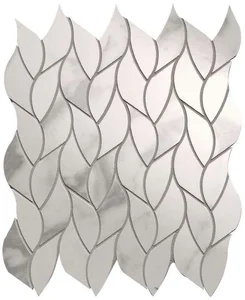 Мозаика Fap Roma Gold Carrara Superiore Leaves Mosaico fQMR 25,9x30,9 глянцевая