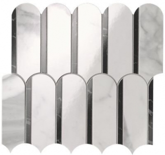 Roma Gold Carrara Superiore Mosaico fQKI
