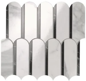 Мозаика Fap Roma Gold Carrara Superiore Mosaico fQKI 30,5x30,5 глянцевая