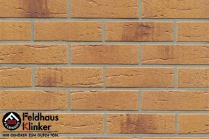 Клинкерная плитка Feldhaus Klinker Classic Amari Viva Rustico Aubergine R287NF14 7,1x24 матовая