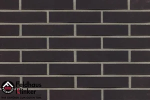 Клинкерная плитка Feldhaus Klinker Classic Anthracit Liso R700DF9 5,2x24 матовая