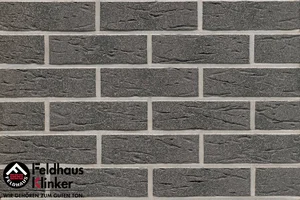 Клинкерная плитка Feldhaus Klinker Classic Anthracit Mana R735NF9 7,1x24 матовая