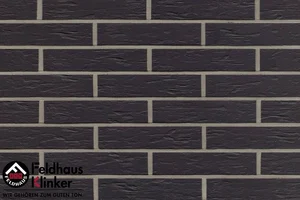 Клинкерная плитка Feldhaus Klinker Classic Anthracit Senso R740DF9 5,2x24 матовая